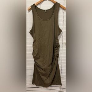 Olive Green Midi Dress